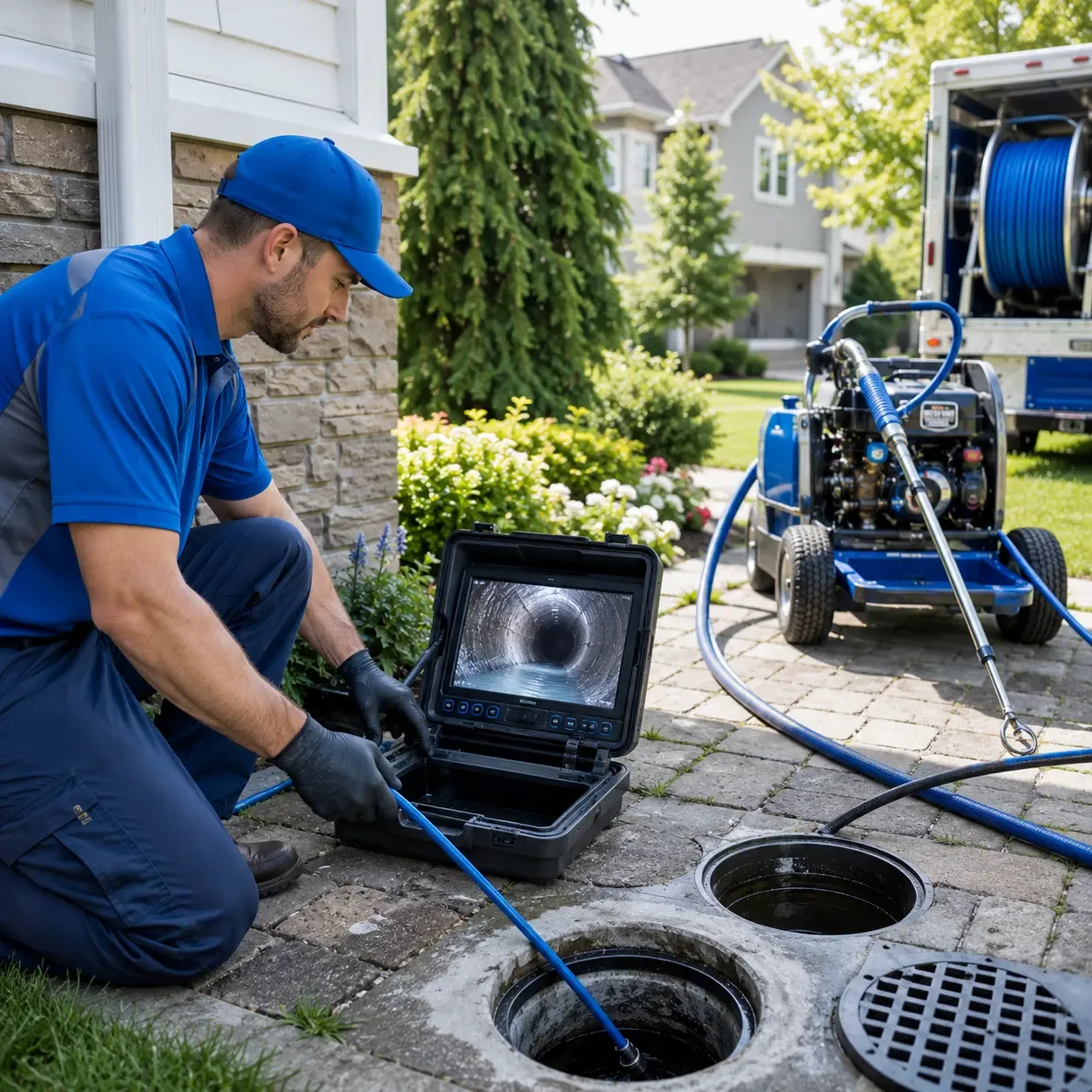 Outdoor drain cleaning professionals serving Kingsville, OH