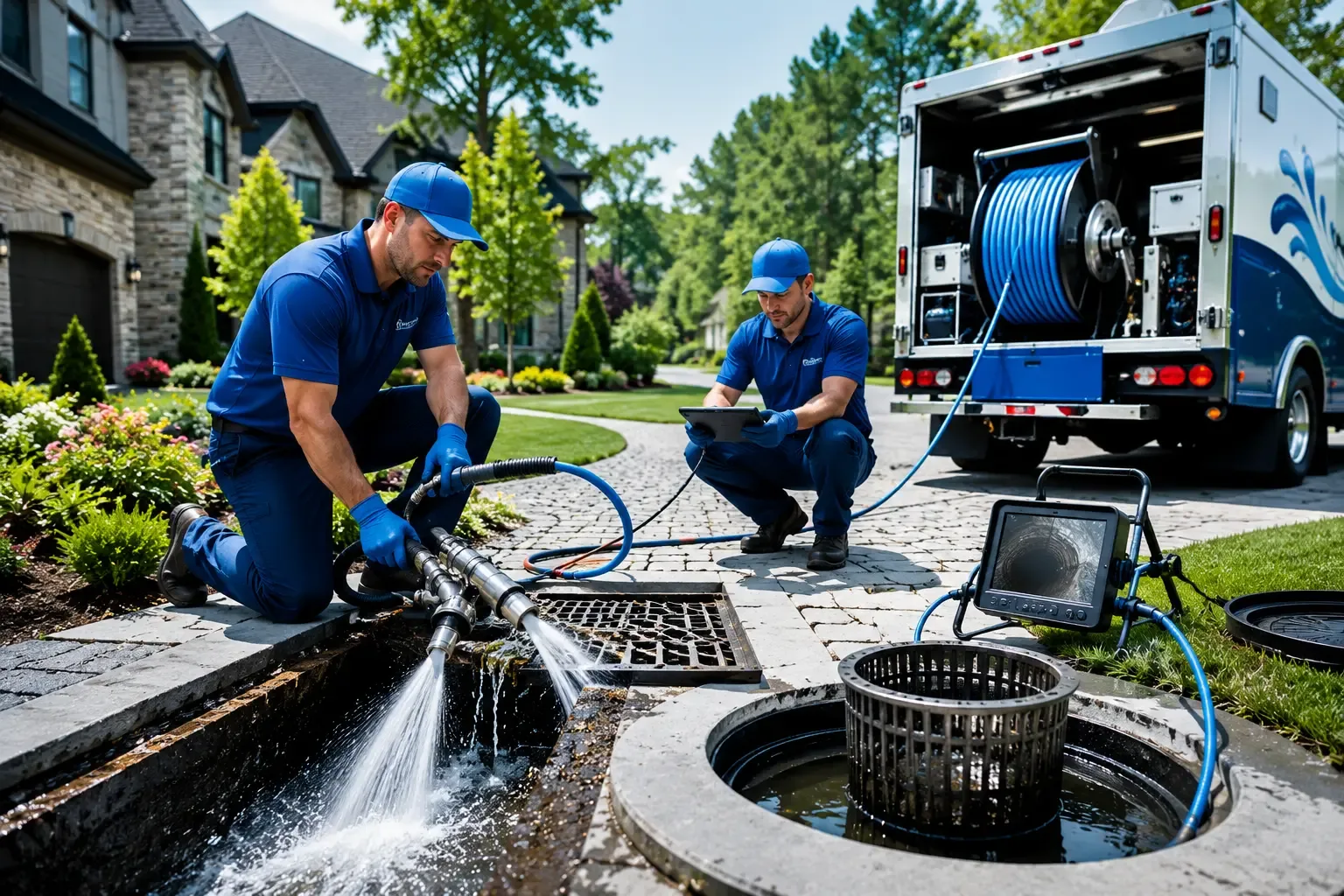 Local outdoor drain cleaning professionals in Kingsville, OH